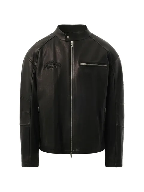 belstaff Cafe Racer embroidered biker jacket