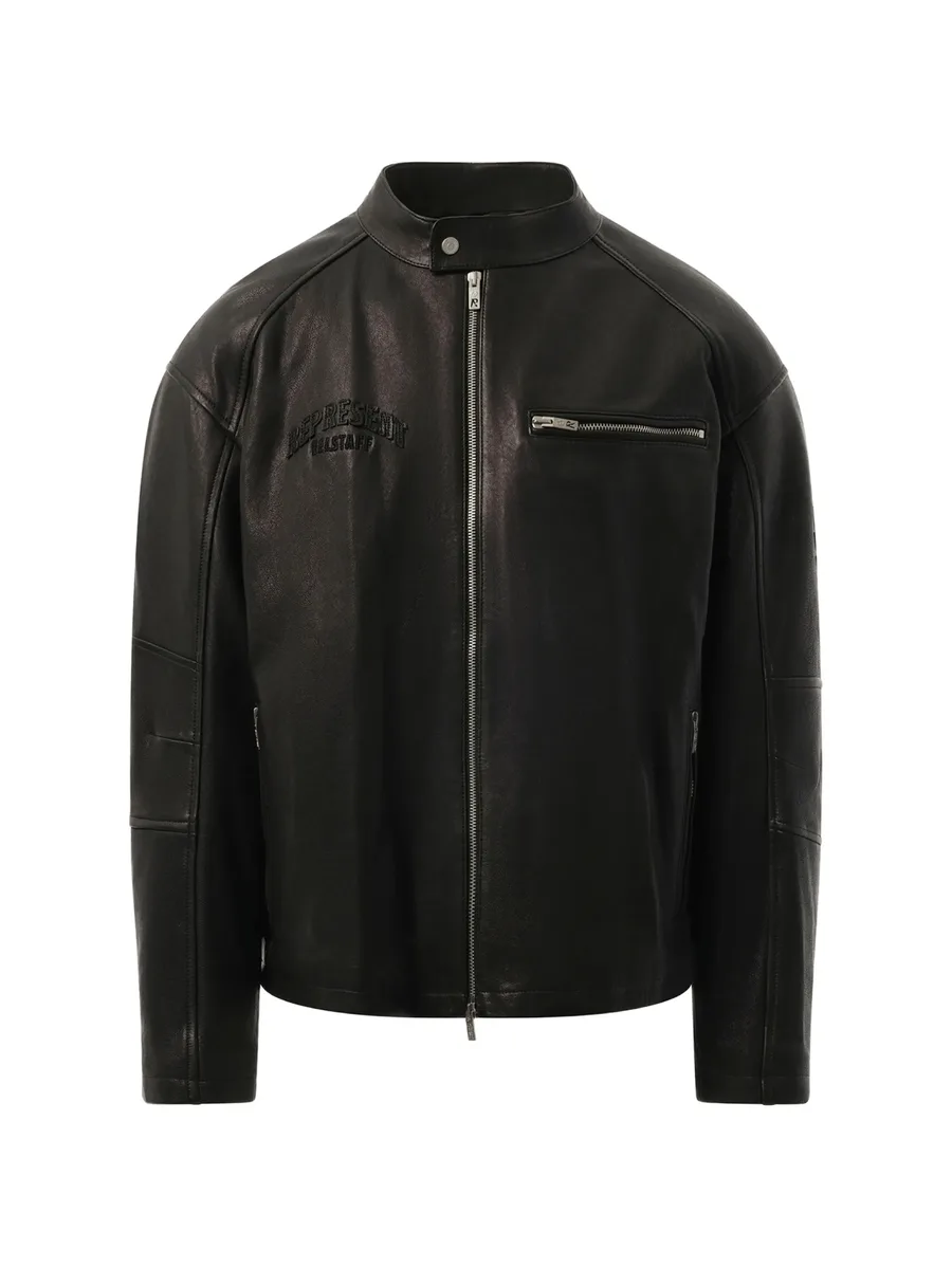 belstaff Cafe Racer embroidered biker jacket 2