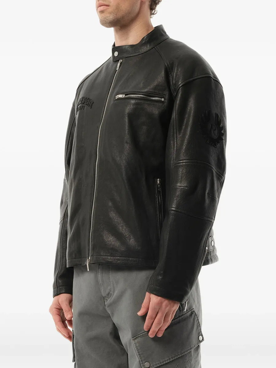 belstaff Cafe Racer embroidered biker jacket 8