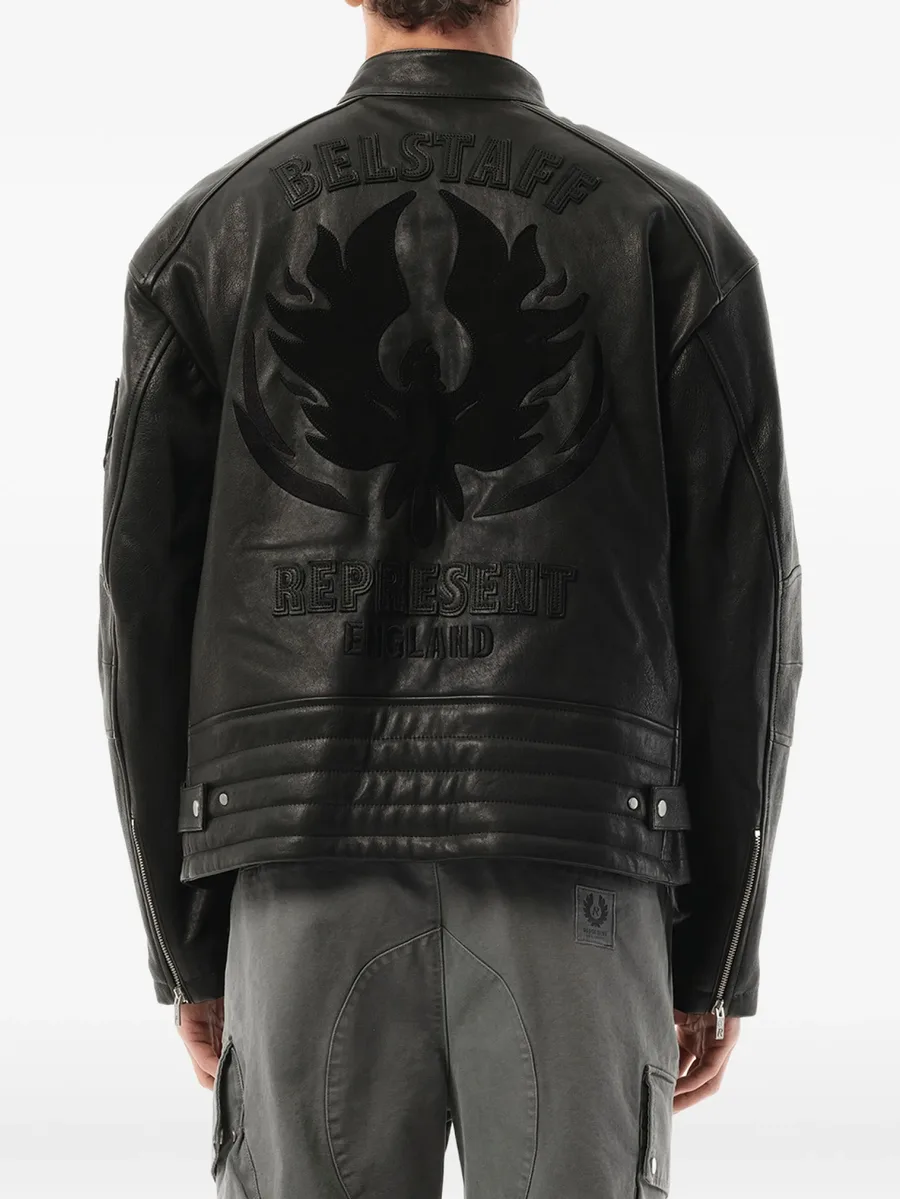 belstaff Cafe Racer embroidered biker jacket 9