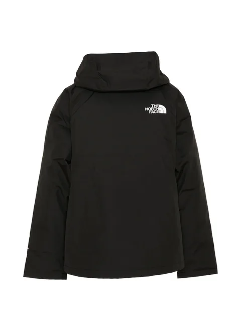 logo-print hooded jacket