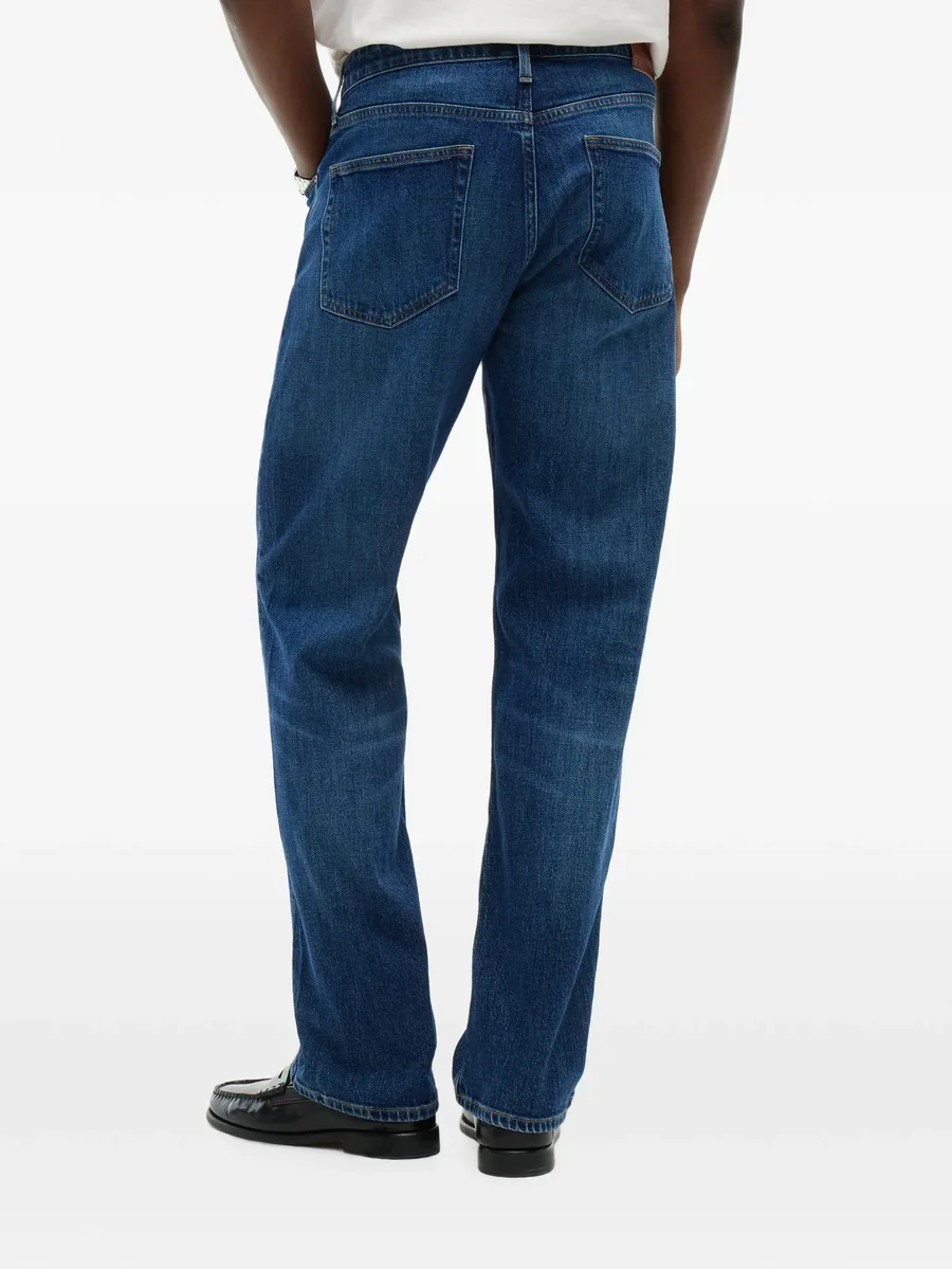 straight-leg faded-effect jeans 4