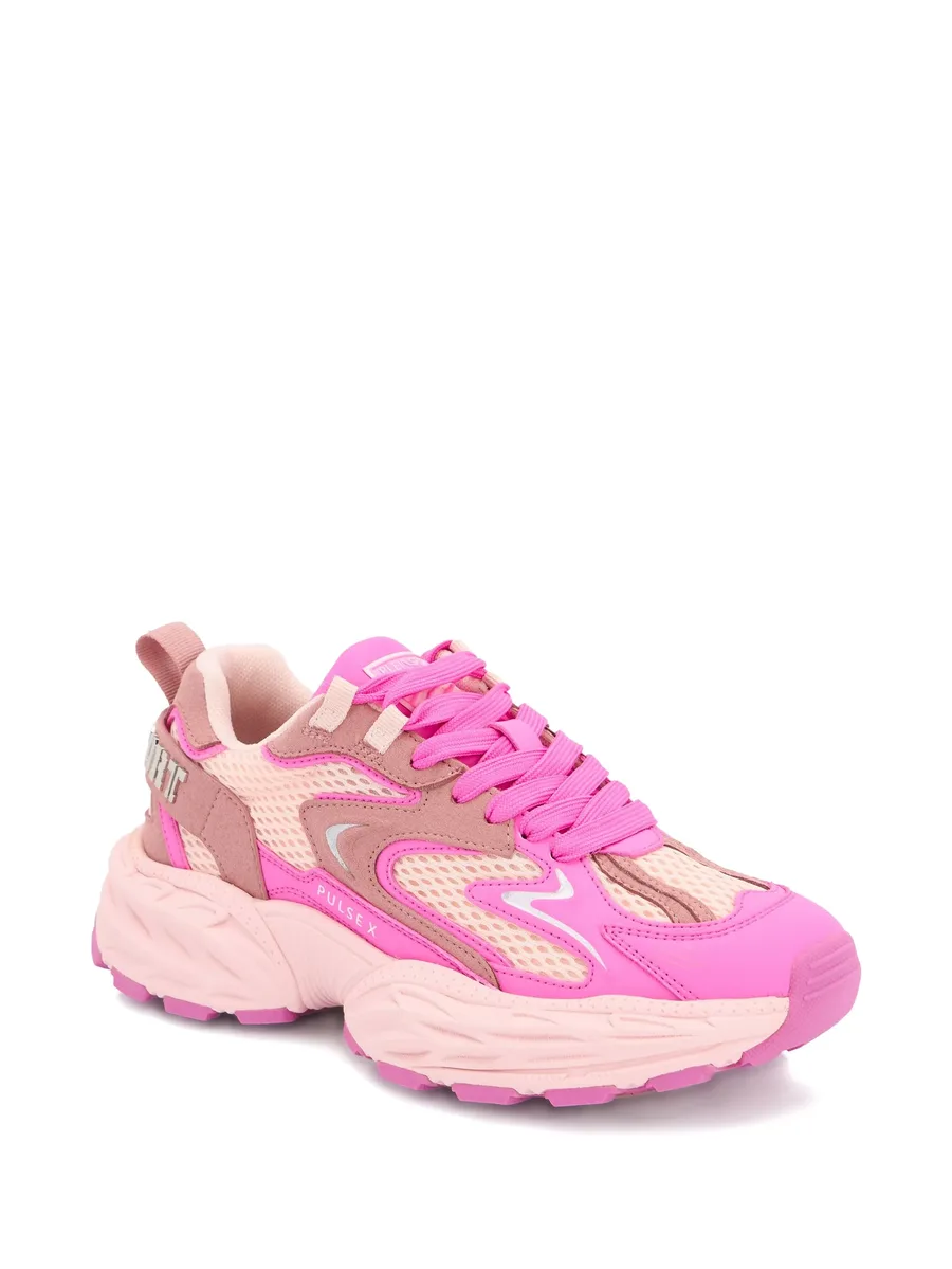 Pulse X mesh lettering sneakers 4