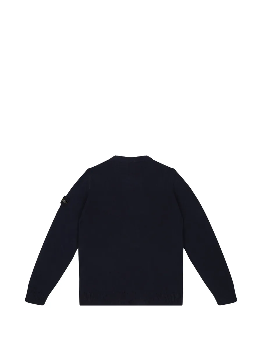 Compass-patch sweater 2
