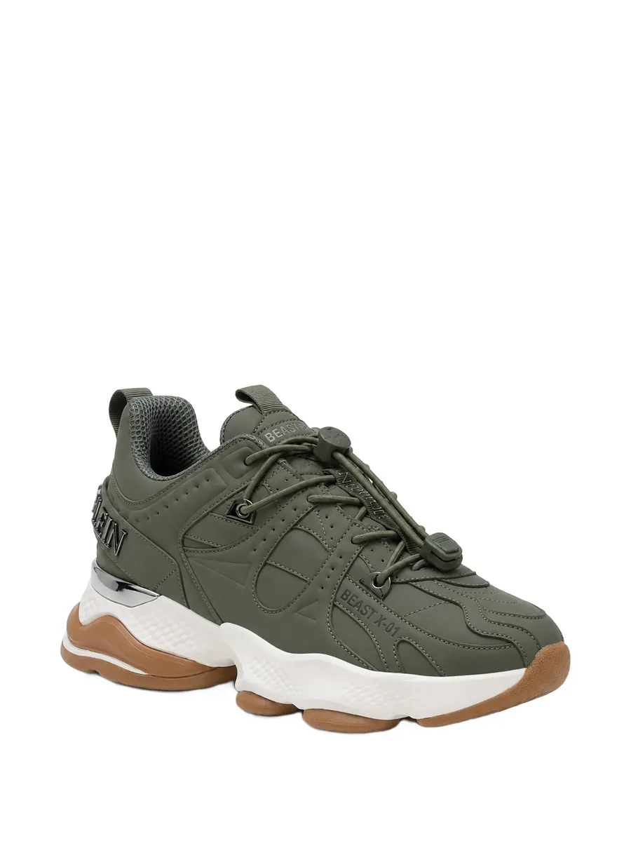 Runner Beast X-01 panelled sneakers 2