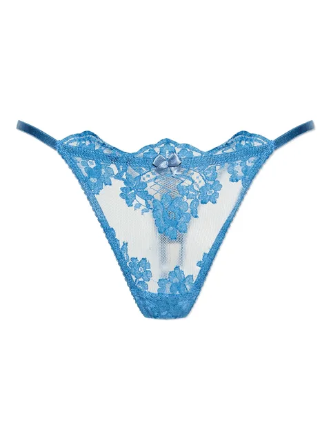 floral-laced thong