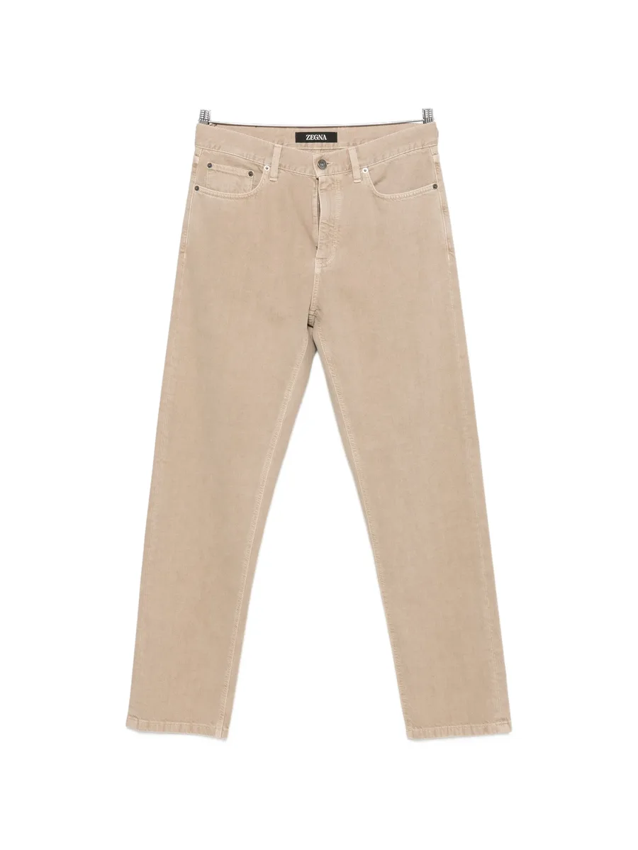 straight-leg five-pocket jeans 1