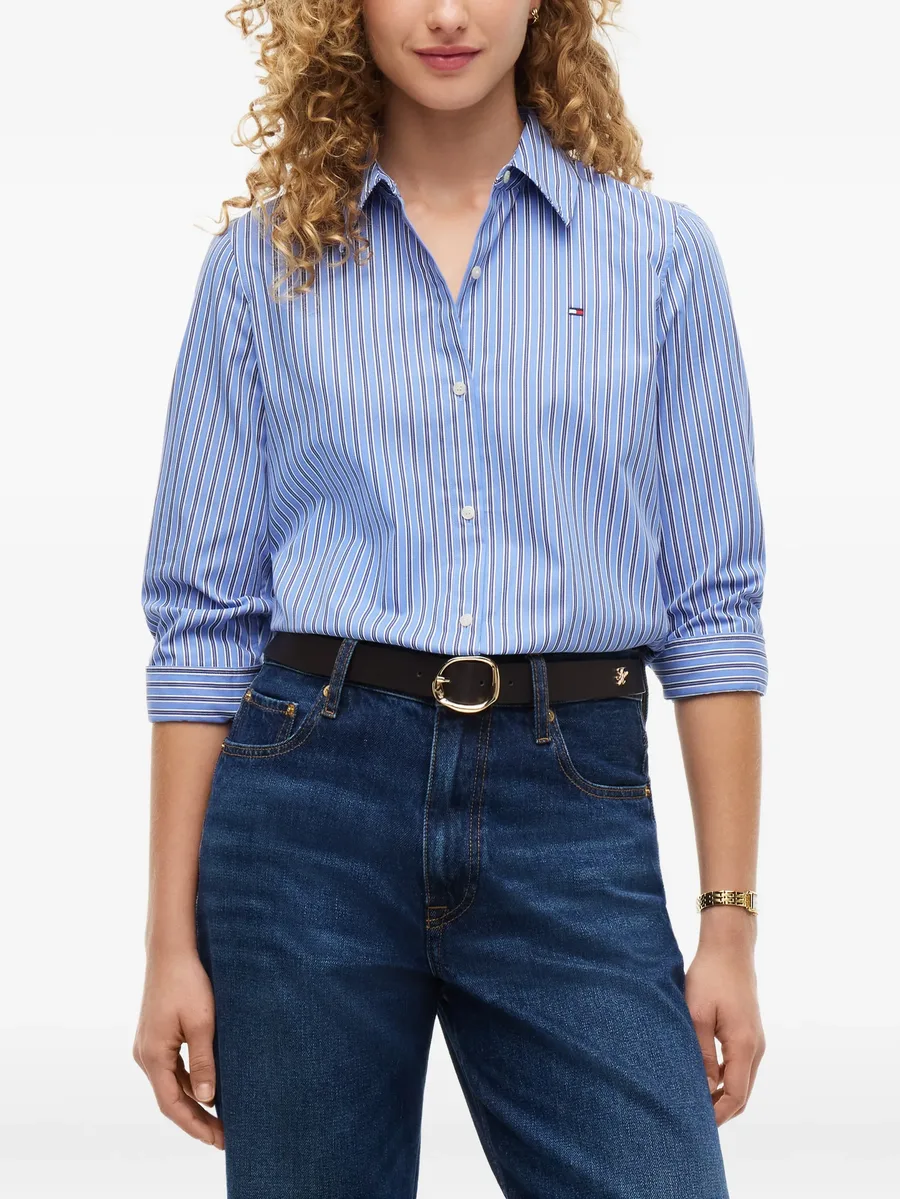 vertical-stripe long-sleeve shirt 3