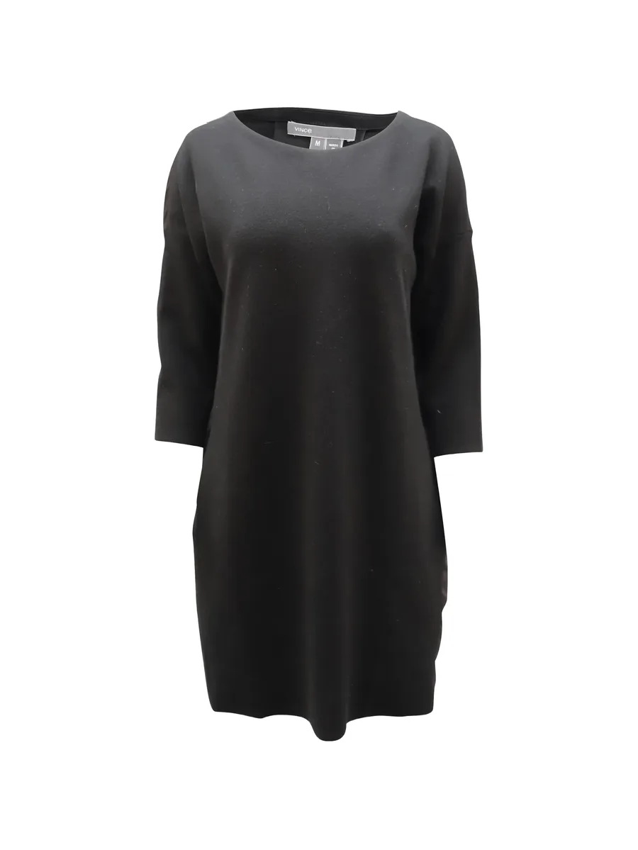 pleated-yoke sweater dress 1