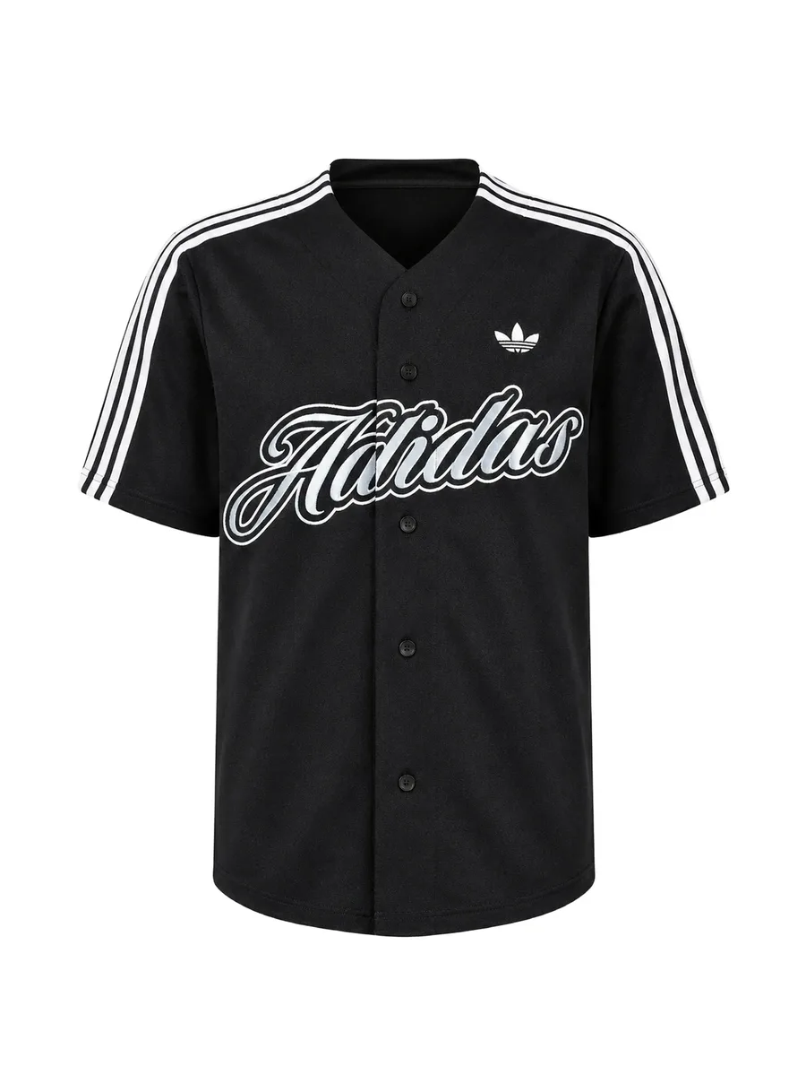 logo-embroidered striped top 1