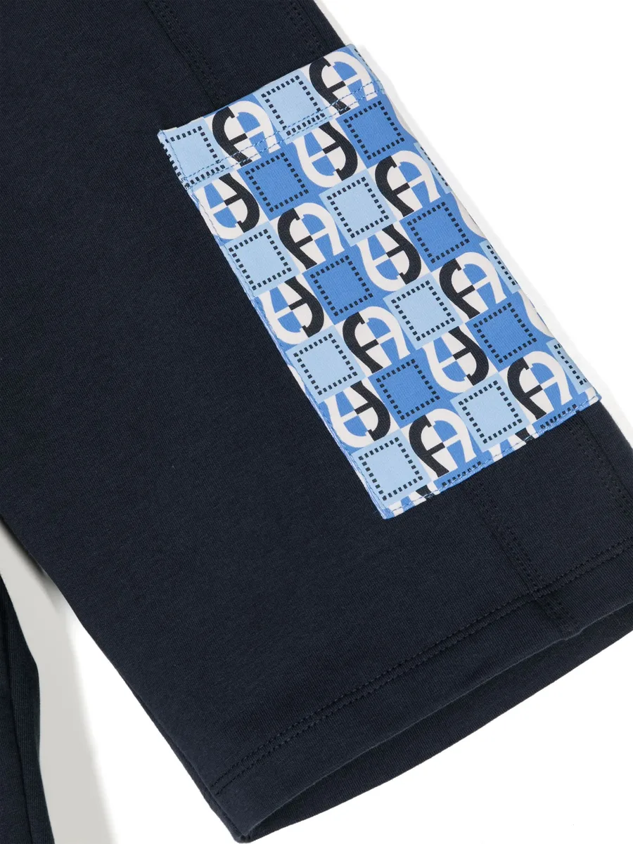 logo-patch drawstring shorts 5