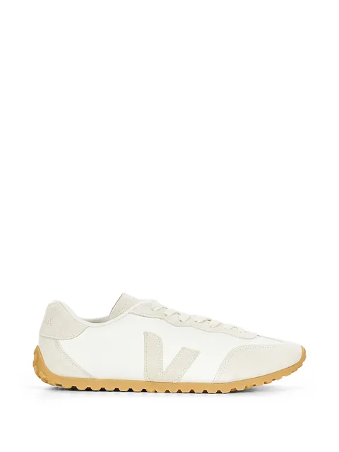 GT V-logo suede-panelled sneakers