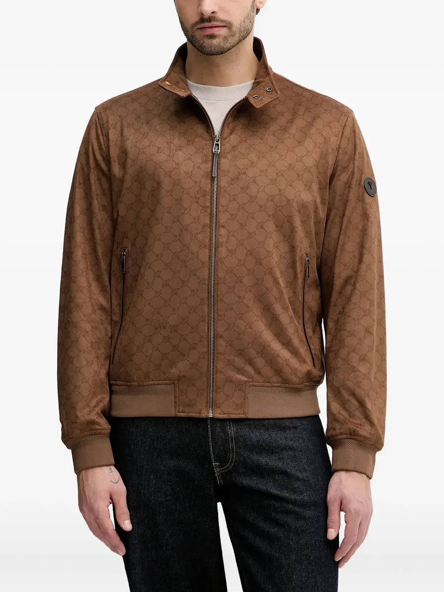 patterned zip jacket 1