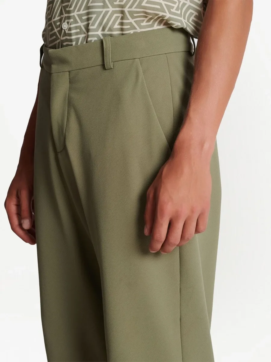 straight-leg cut chino trousers 9