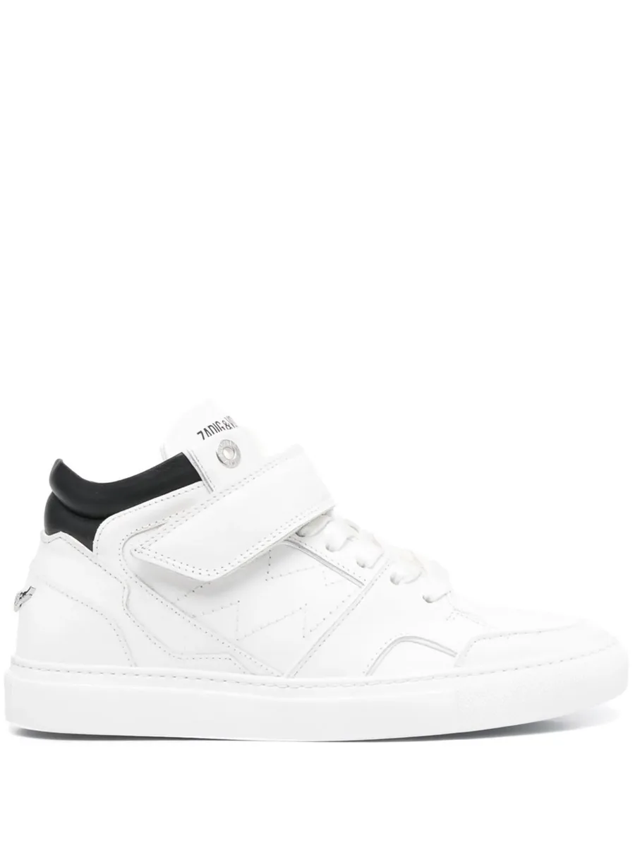 logo-print touch-strap sneakers 1