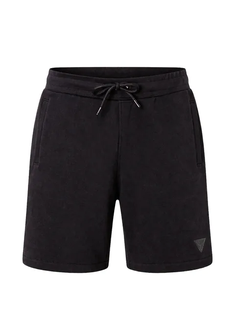 logo-patch drawstring track shorts