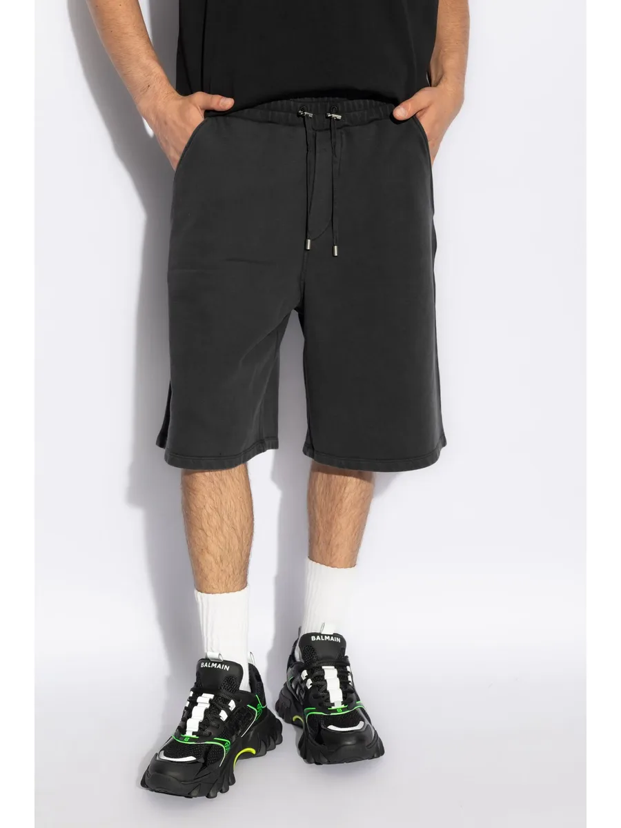 logo-embroidered track shorts 6