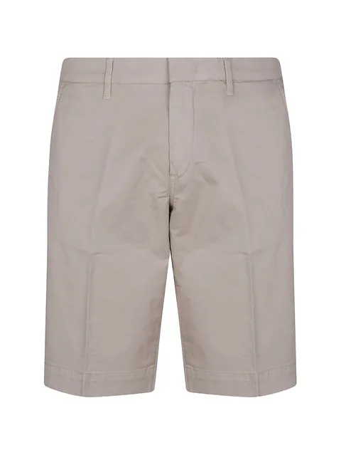 logo-patch chino shorts