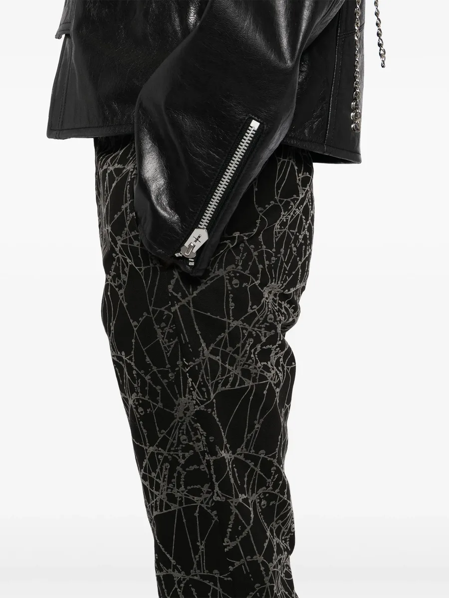 flocky-web flared trousers 10