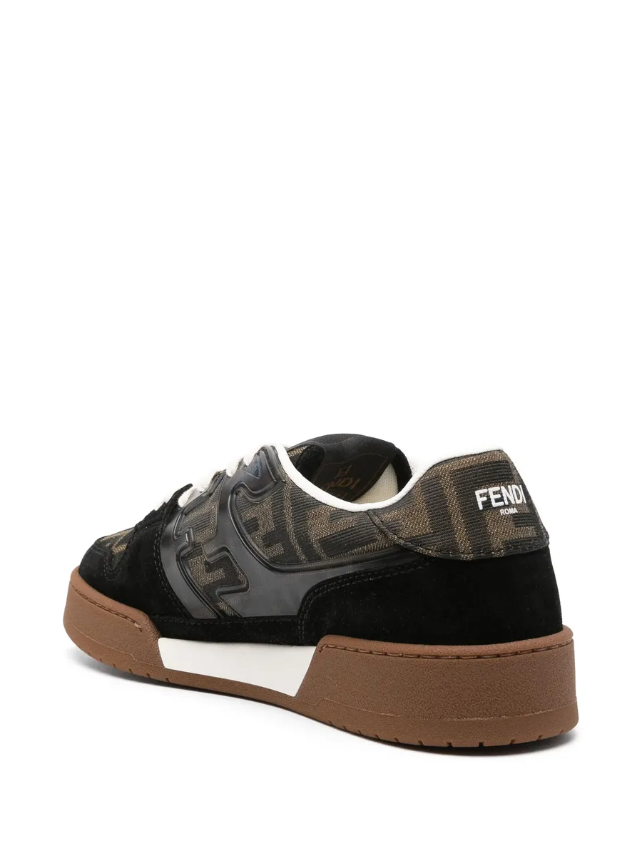Zucca-monogram panelled sneakers 7