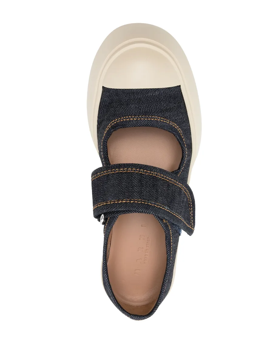 denim Mary Jane sneakers 8