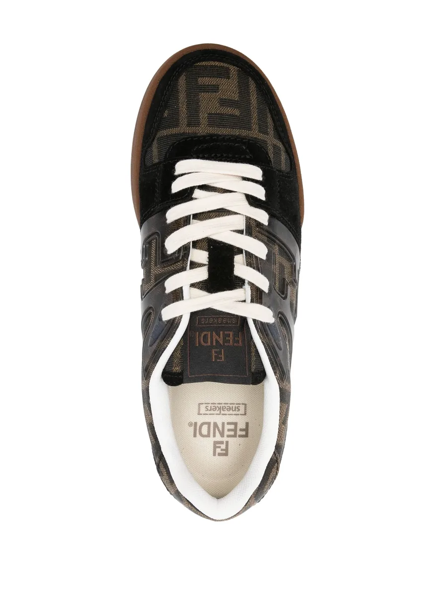 Zucca-monogram panelled sneakers 10