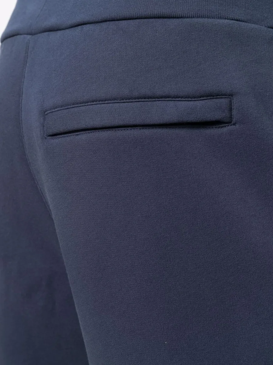 drawstring-waist cotton-blend track trousers 10