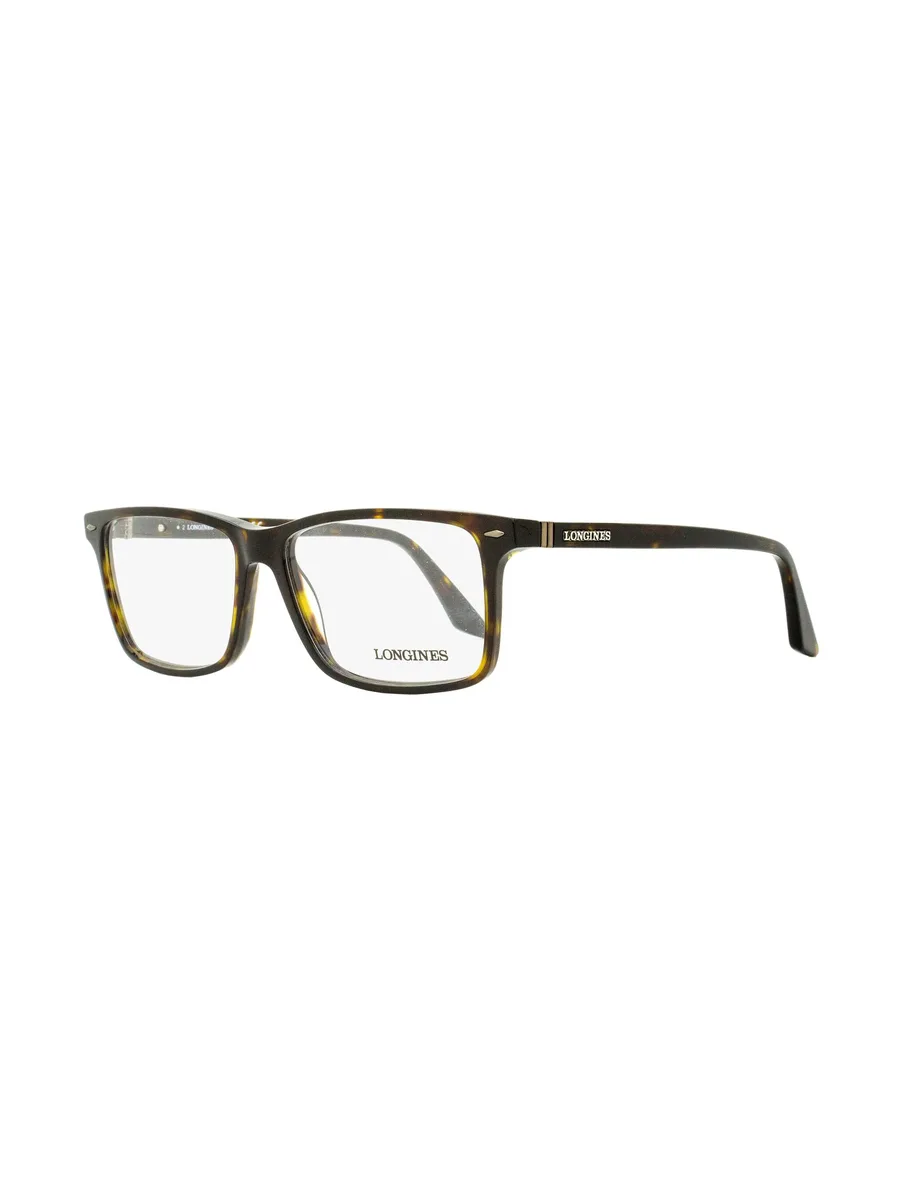 tortoiseshell rectangle-frame glasses 3