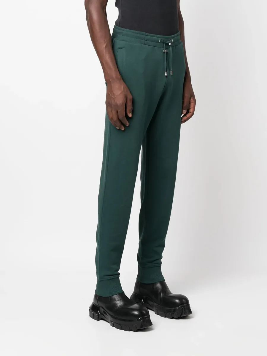 logo-patch cotton track pants 5