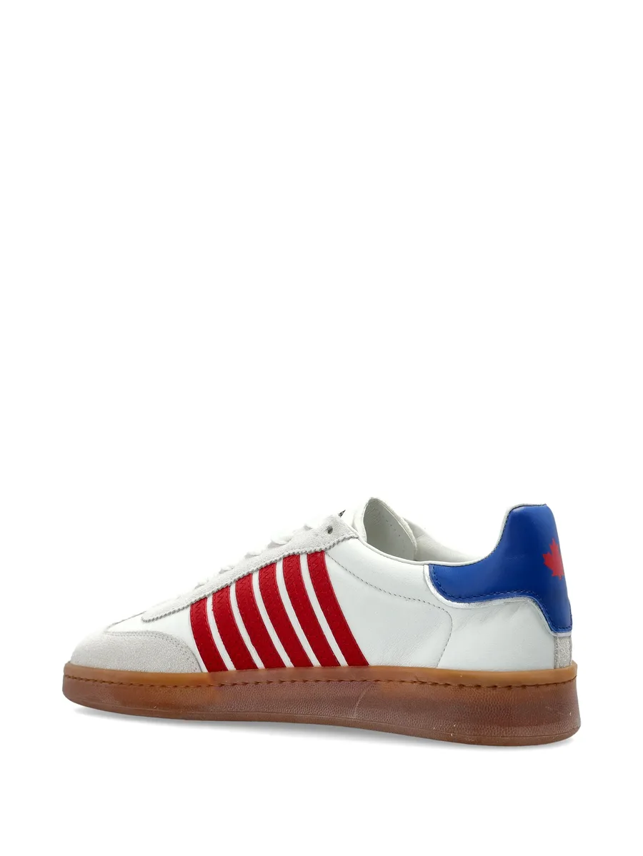 Boxer striped leather sneakers 7