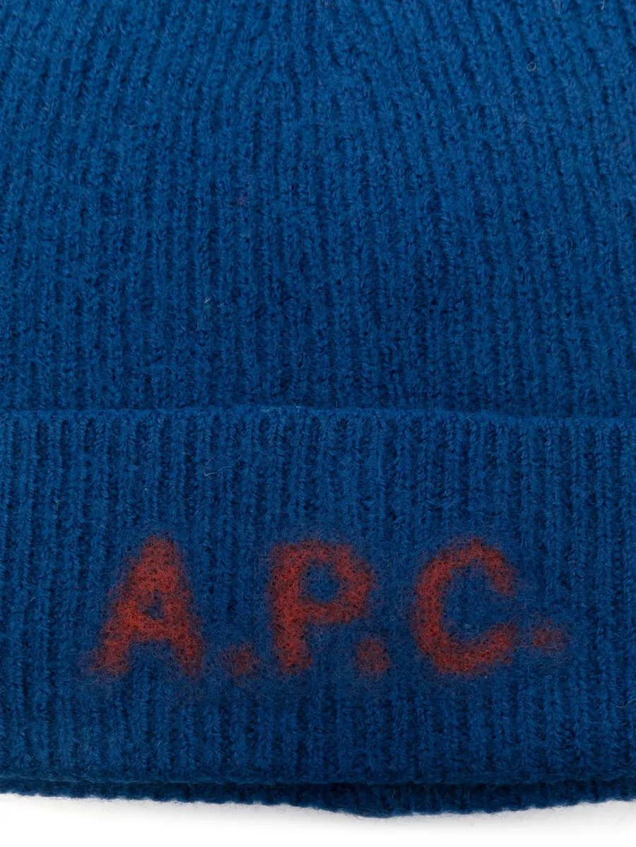 logo-print beanie 3