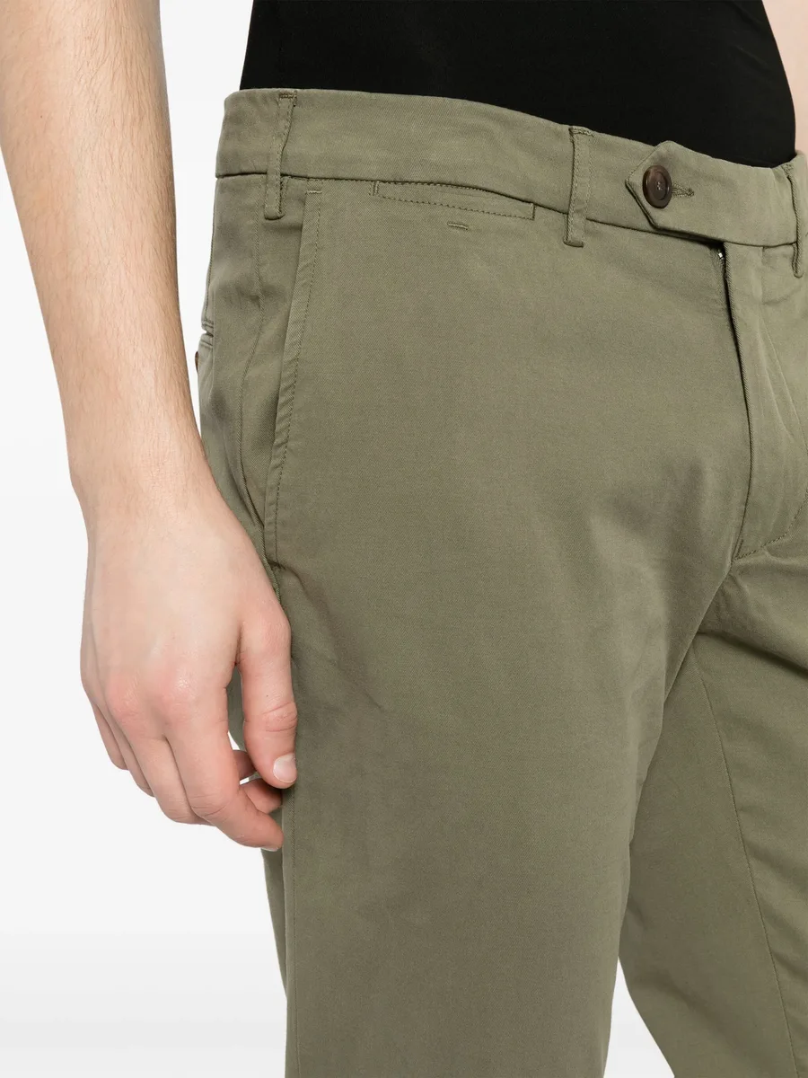 mid-rise straight-leg chino trousers 9