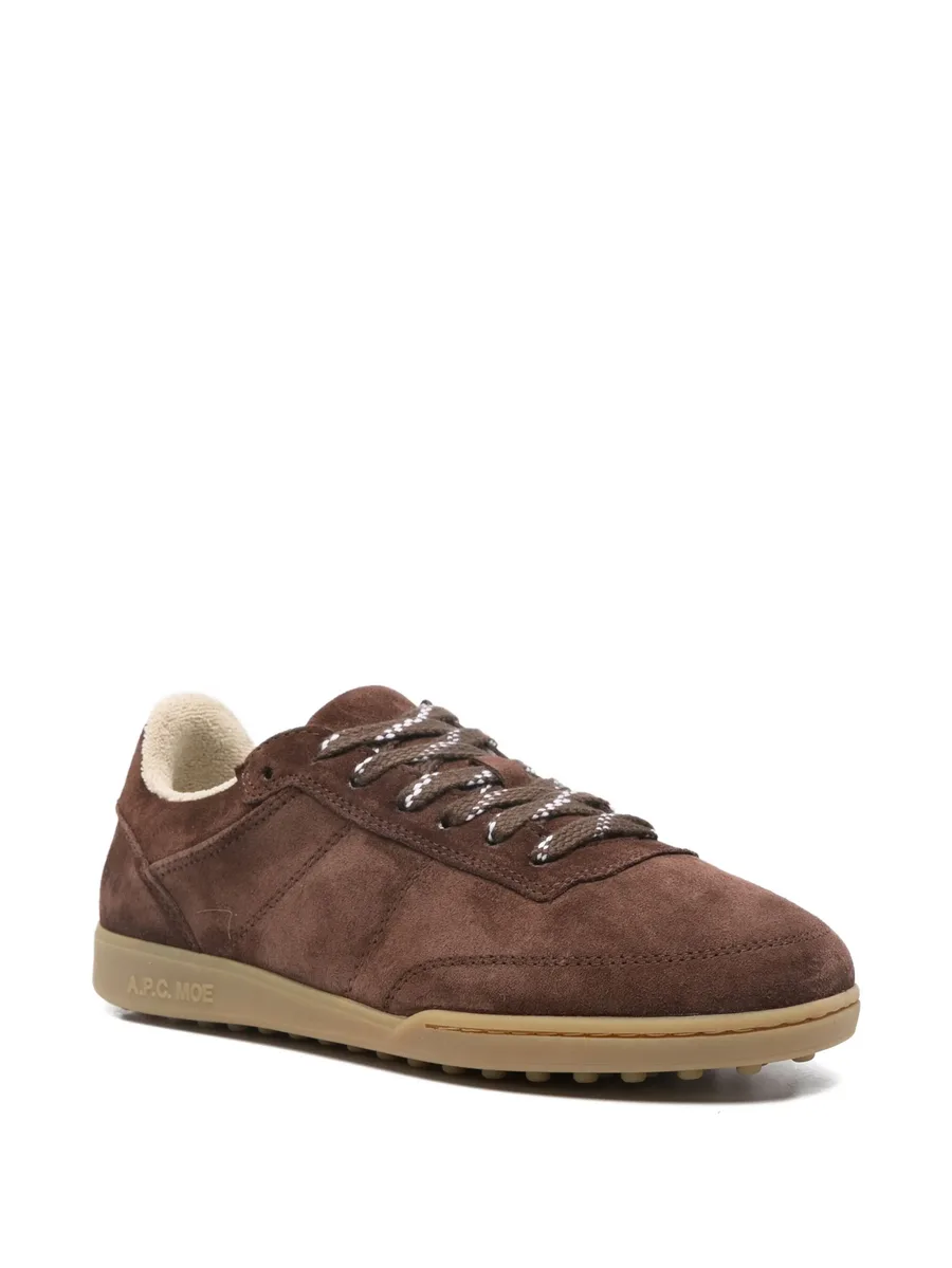 suede lace-up sneakers 3