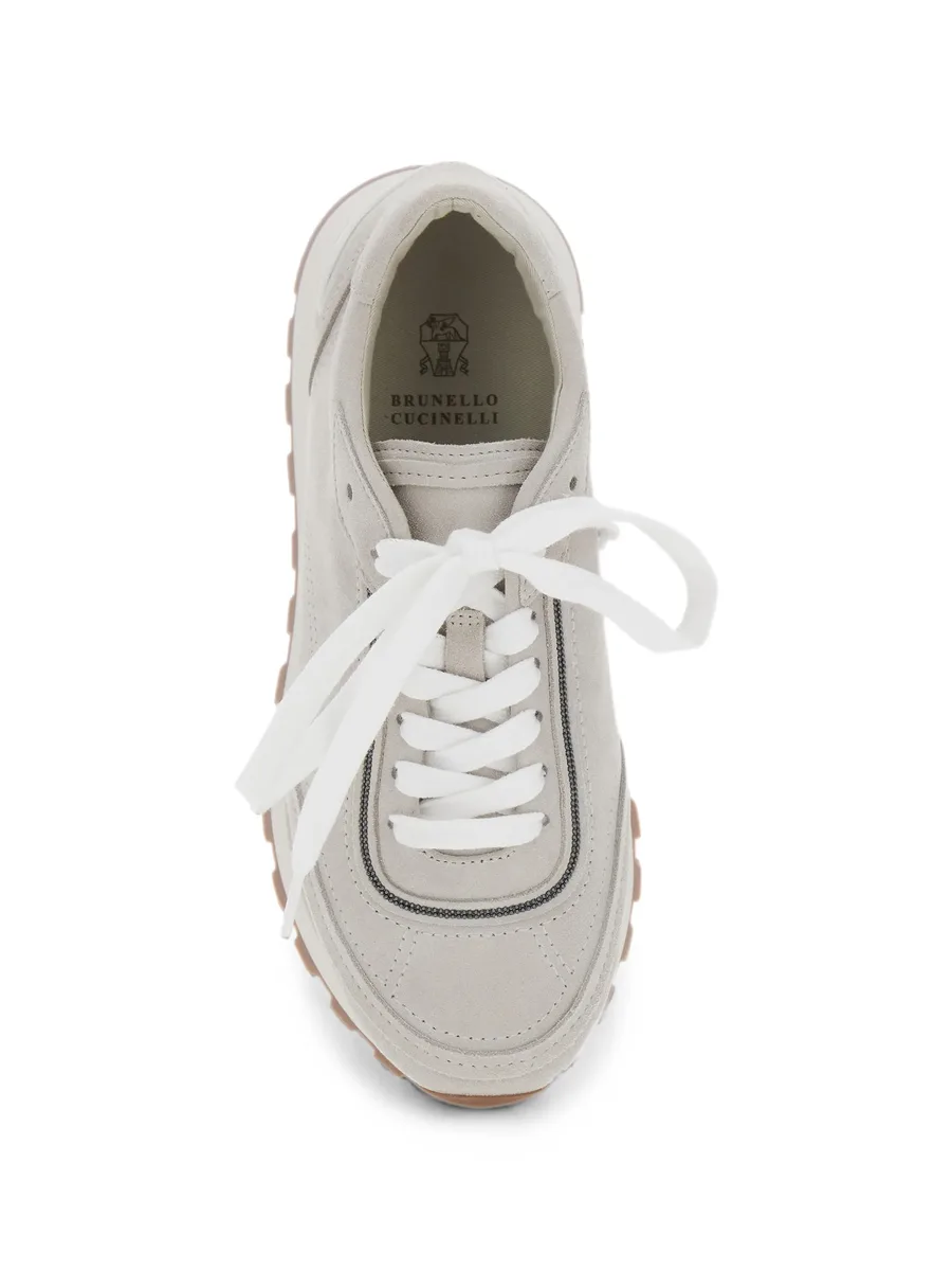 monili-trim panelled sneakers 7