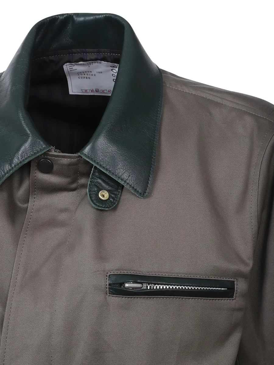 leather-collar shirt jacket 5