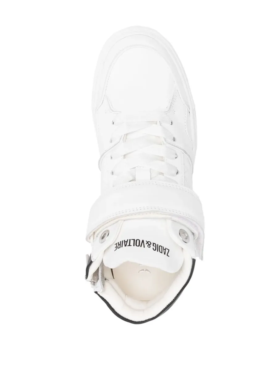 logo-print touch-strap sneakers 7