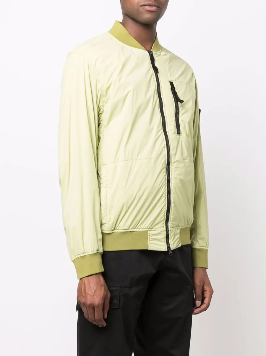 Compass-patch zip-up jacket 6