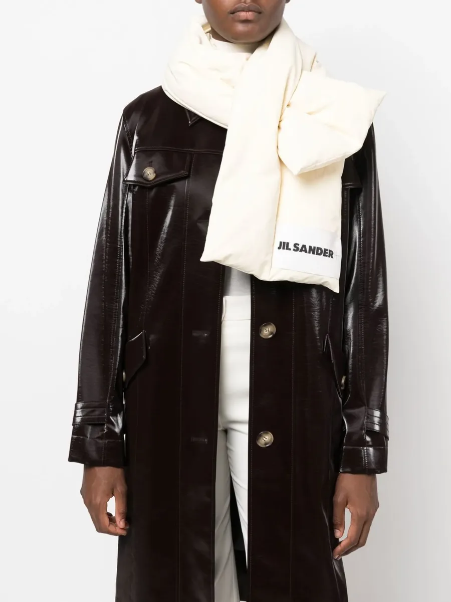 дутый шарф с логотипом 3