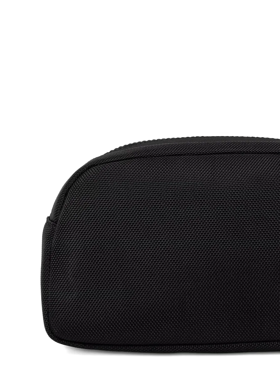 Berna logo-plaque zip-fastening wash bag 5