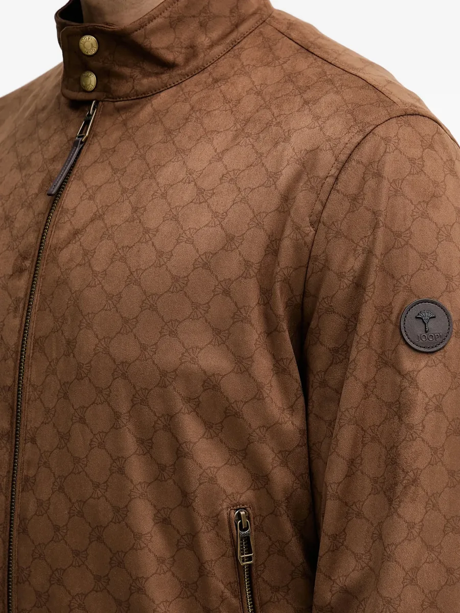 patterned zip jacket 7