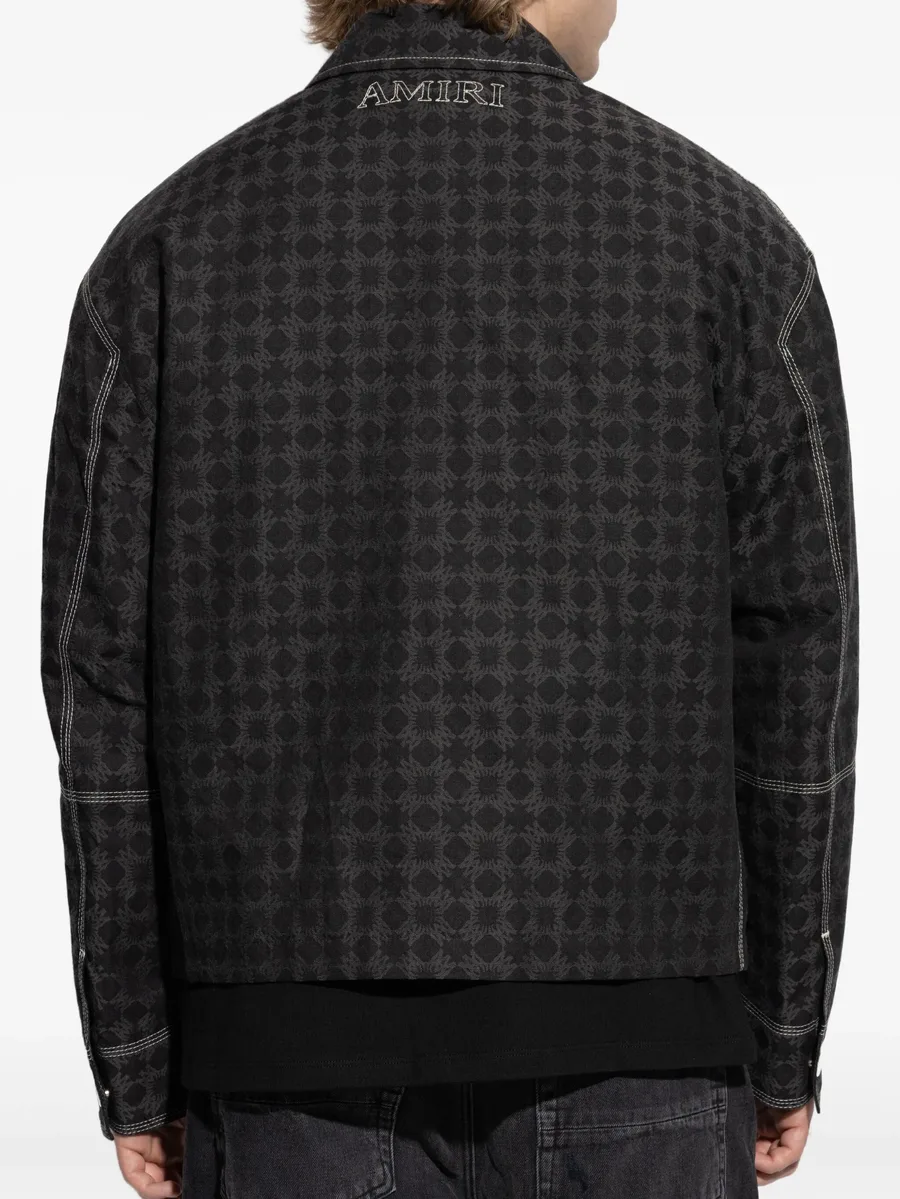 printed zip-up jacket 7