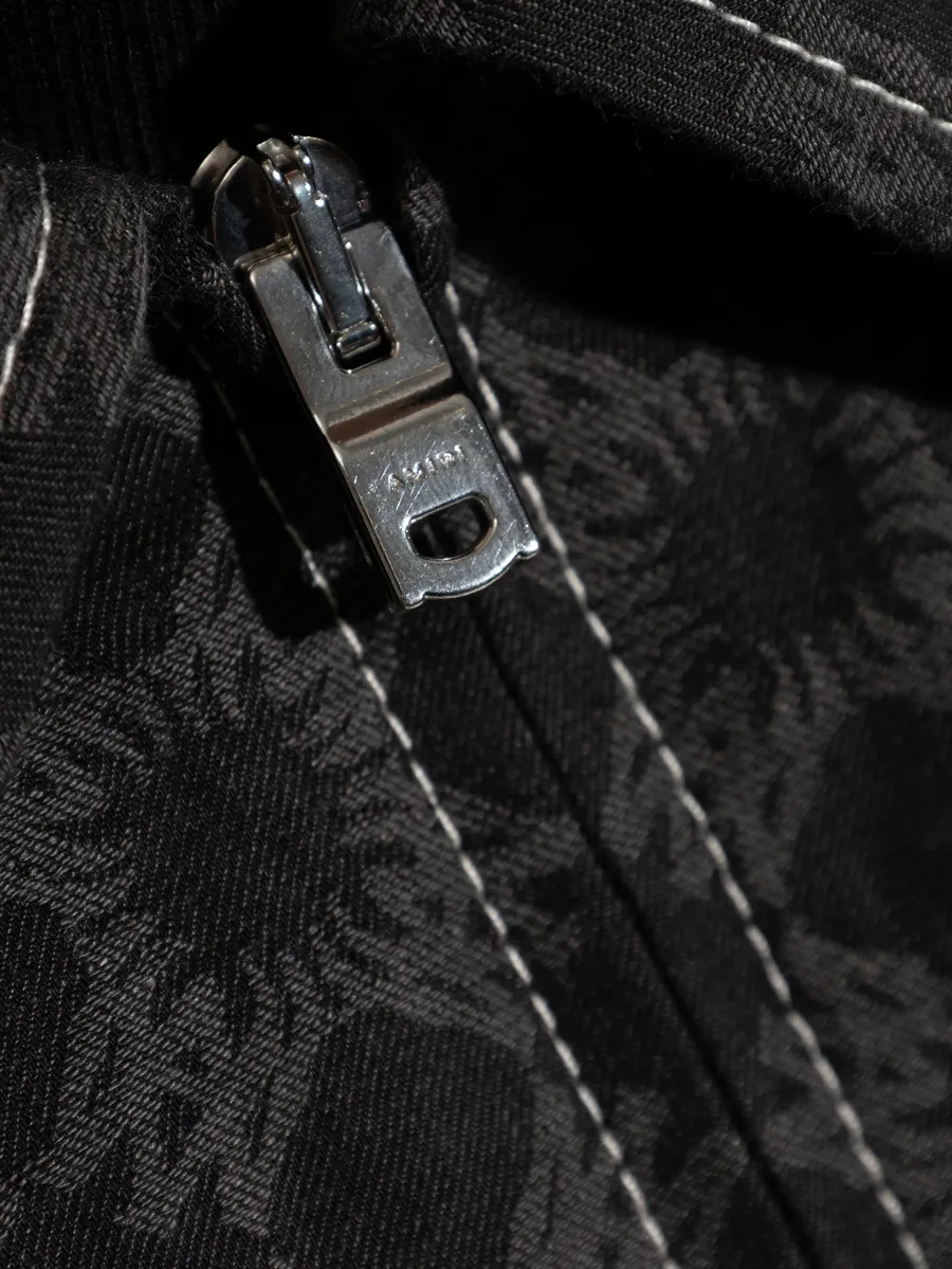 printed zip-up jacket 10