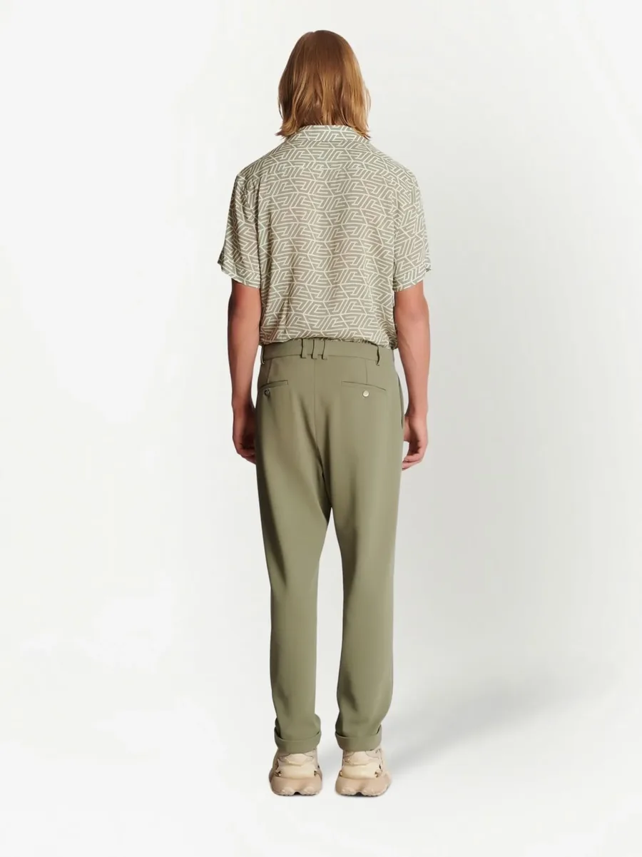 straight-leg cut chino trousers 7