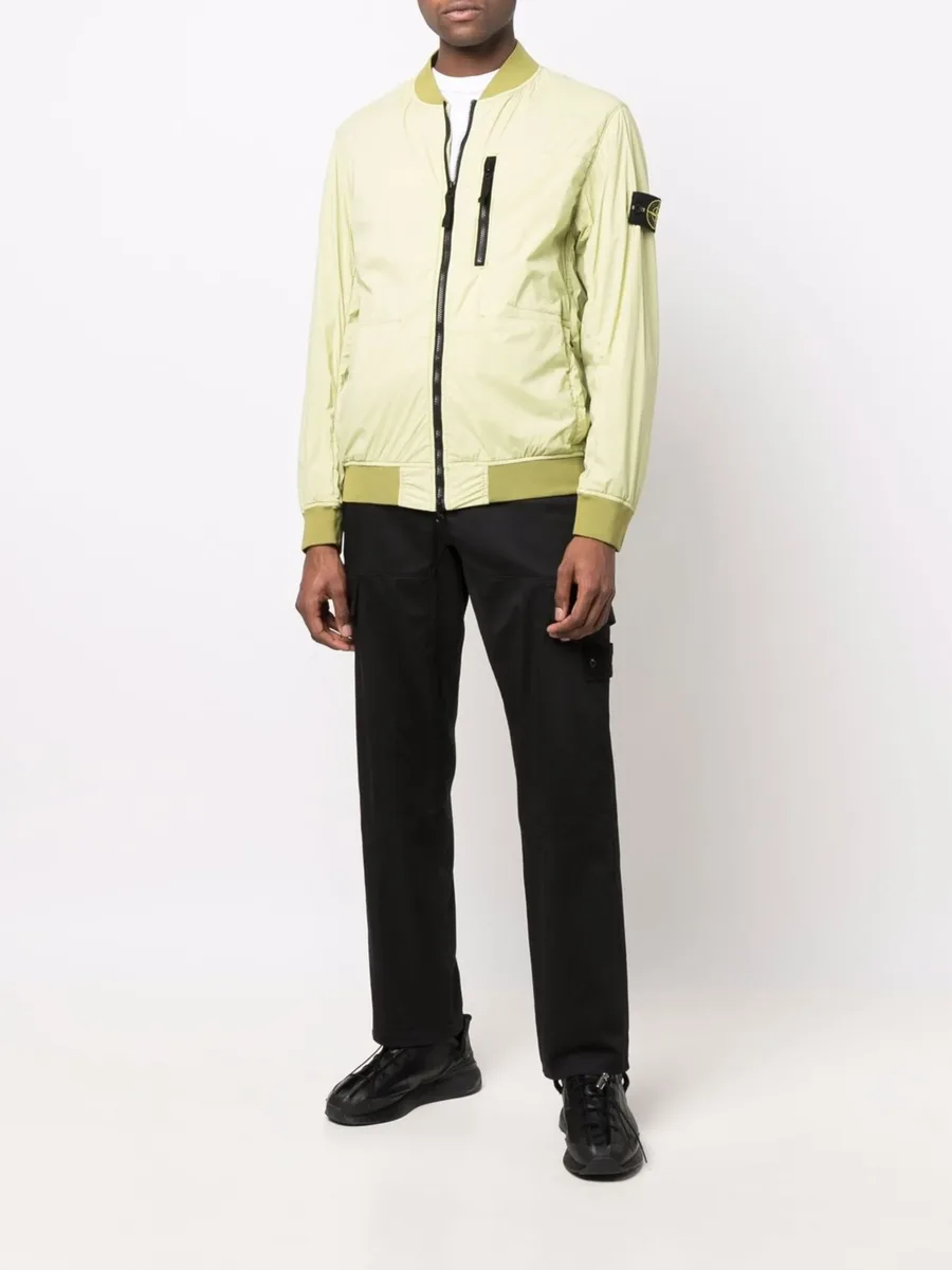 Compass-patch zip-up jacket 4