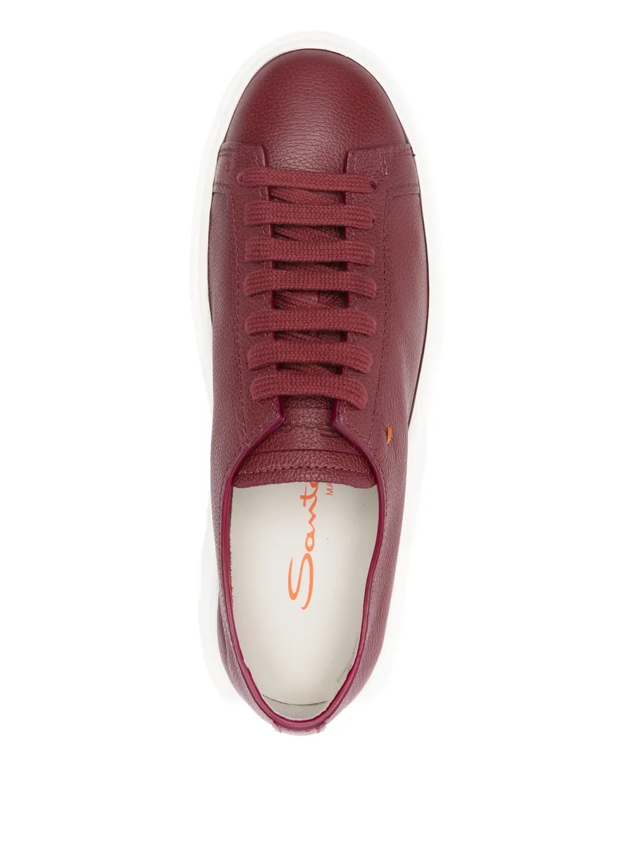 lace-up platform sneakers 8