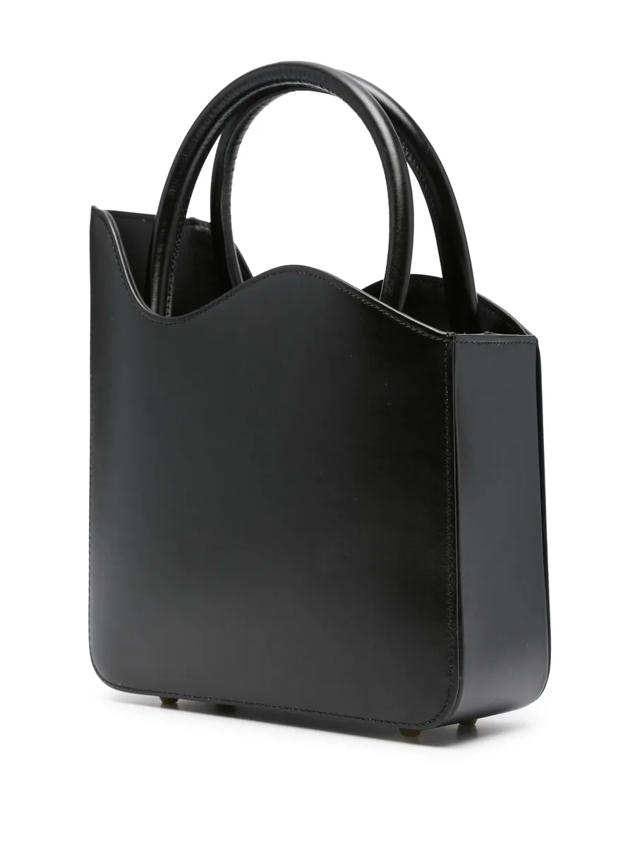 medium Ivy logo-plaque leather tote bag 6
