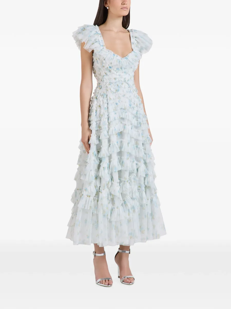 Magnolia ruffled floral-print maxi dress 2