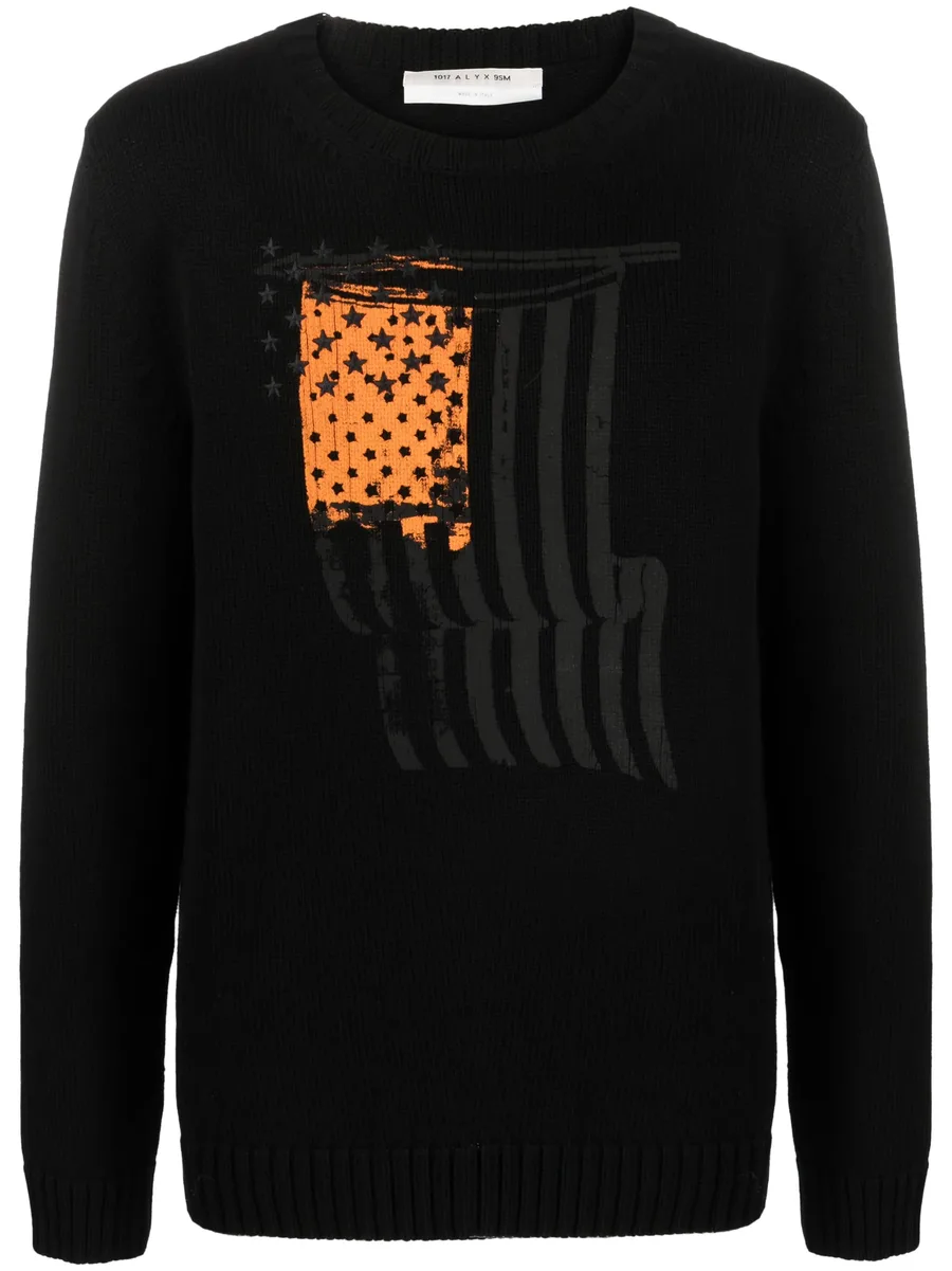 graphic-print jumper 1