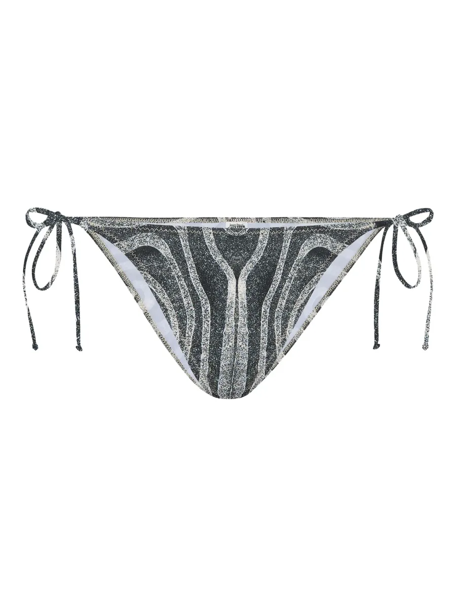 printed tie bikini bottom 2