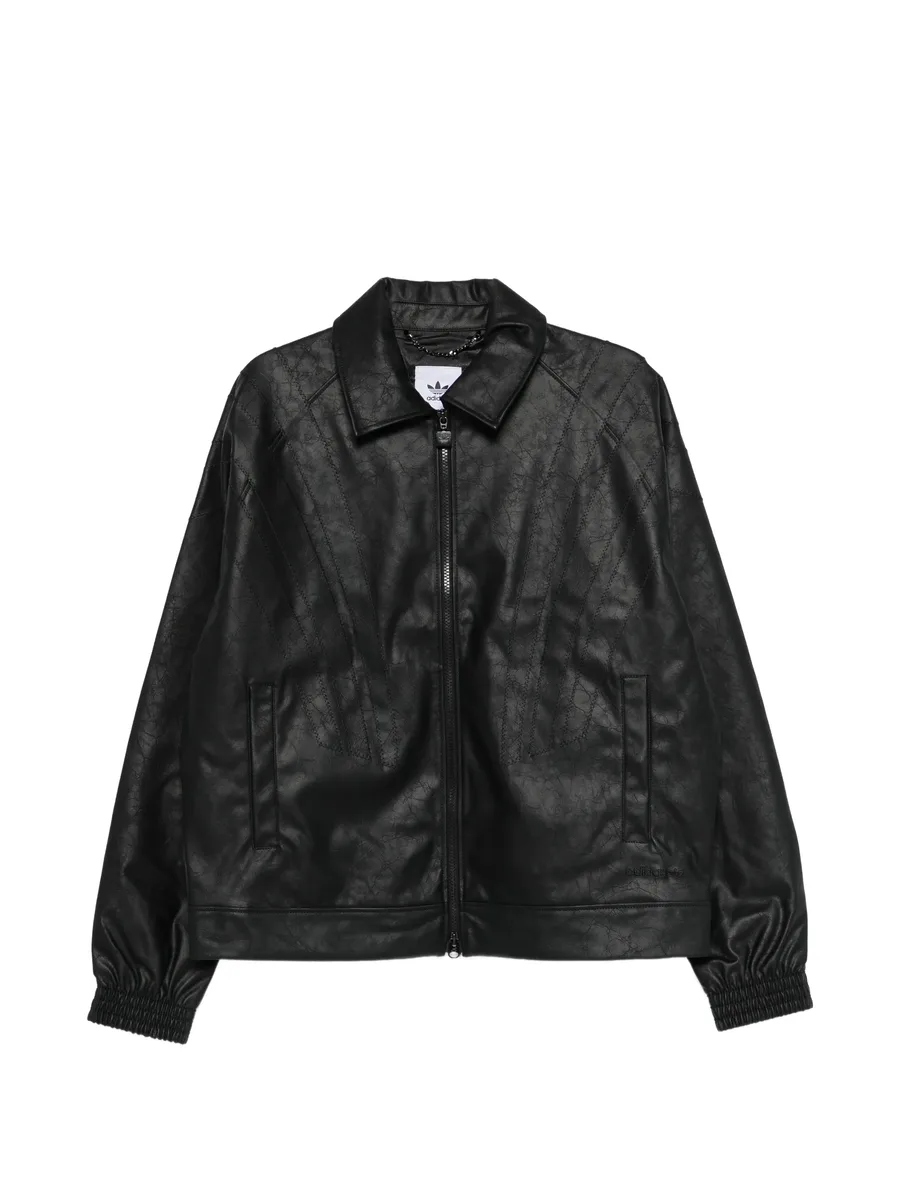 байкерская куртка Santiago Pleather на молнии 1